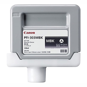 Canon PFI-303 MBK Mattsvart - 330 ml blekkpatron
